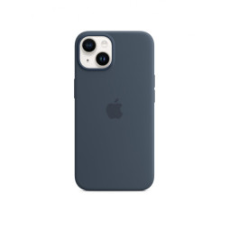 iPhone 14 silicone  storm blue