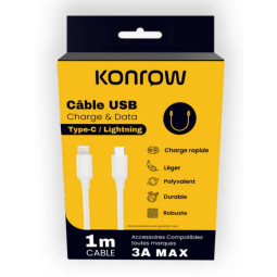 CÂBLE DE CHARGE USB NYLON...