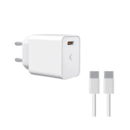 CHARGEUR USB C 20W PD +...