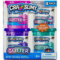 Cra-Z-Slimy Glitter! 4 Pack