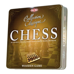 Echecs en bois Boîte en...