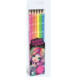 6 crayons de couleur en...