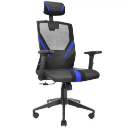 ERGONOMIC CHAISE GAMING BLEU