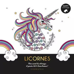 LICORNES - HAPPY COLORIAGE