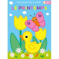 LE PRINTEMPS - BLOC A COLORIER