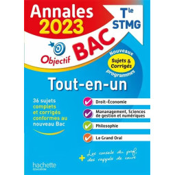 ANNALES OBJECTIF BAC 2023 -...