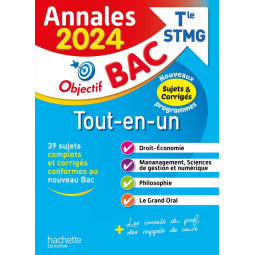 ANNALES OBJECTIF BAC 2024 -...