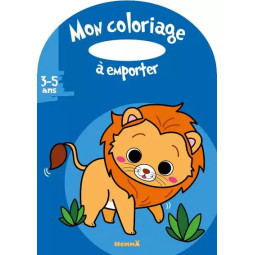COLORIAGE A EMPORTER (LION)