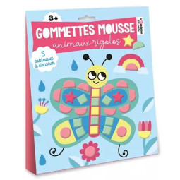 GOMMETTES MOUSSE - ANIMAUX...