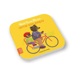 PETIT OURS BRUN AIME SON PAPA