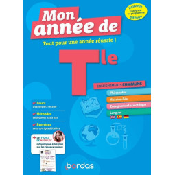 Mon année de : Terminale...
